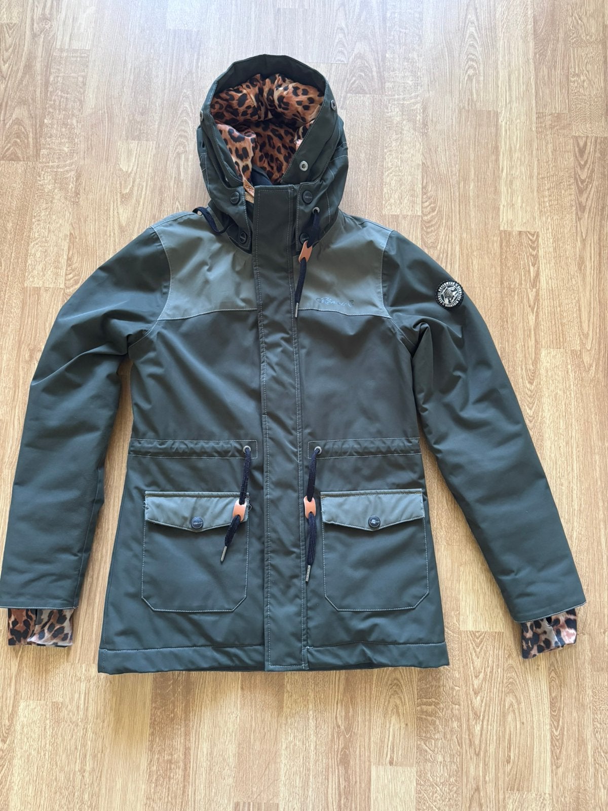 Winterjas, Ophalen of Verzenden, Zo goed als nieuw, Maat 34 (XS) of kleiner, Groen