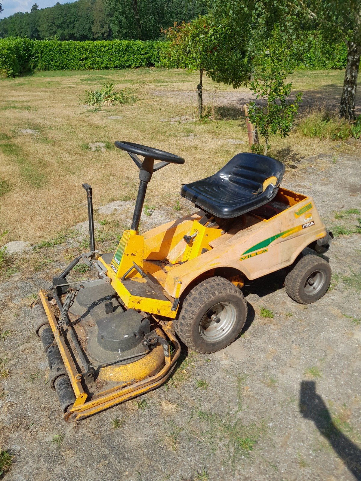Stiga Villa 11.5 PK zitmaaier - Gebruikt, Tuin en Terras, Ophalen, Cirkelmaaier, Gebruikt, Stiga