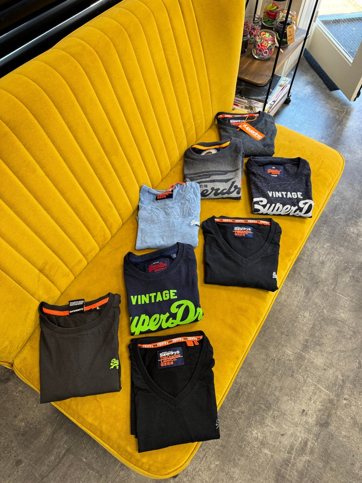8x Superdry T-shirts - Diverse maat s of 170 nieuw pakket, Ophalen of Verzenden, Nieuw, Overige maten, Meerkleurig