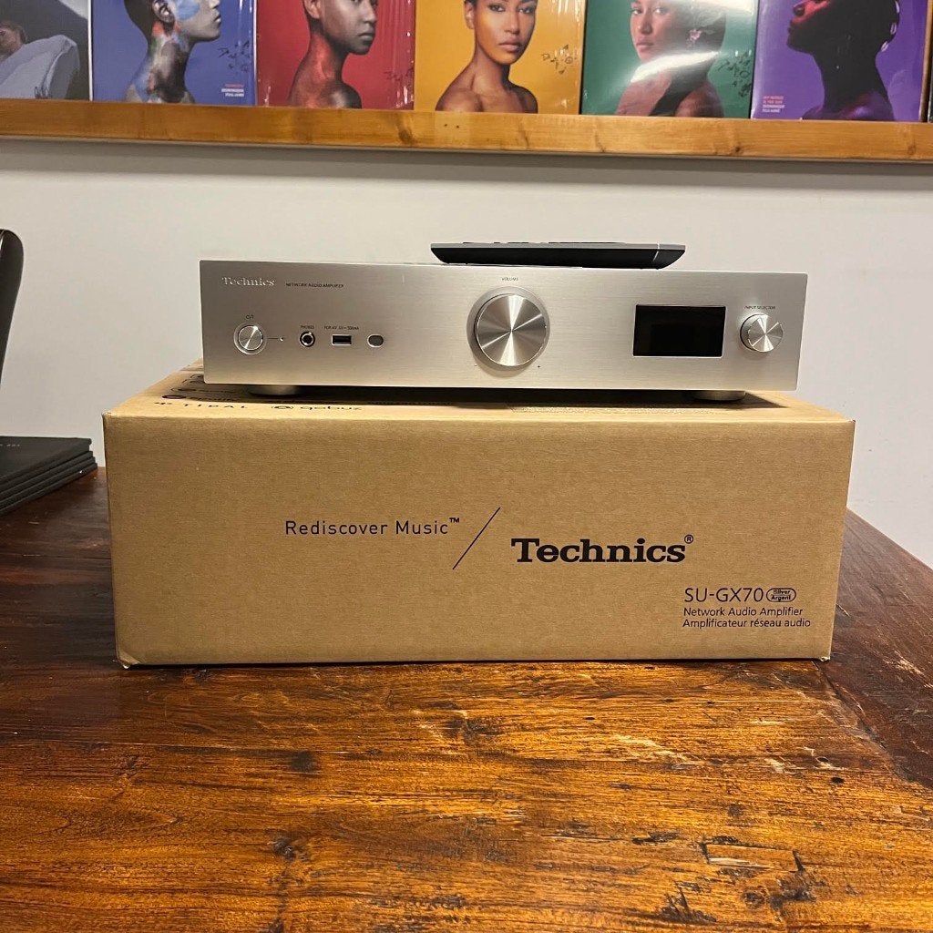 Technics SU-GX70 netwerk audioversterker zilver (demo), Audio, Tv en Foto, Overige merken, =, =, Ophalen of Verzenden