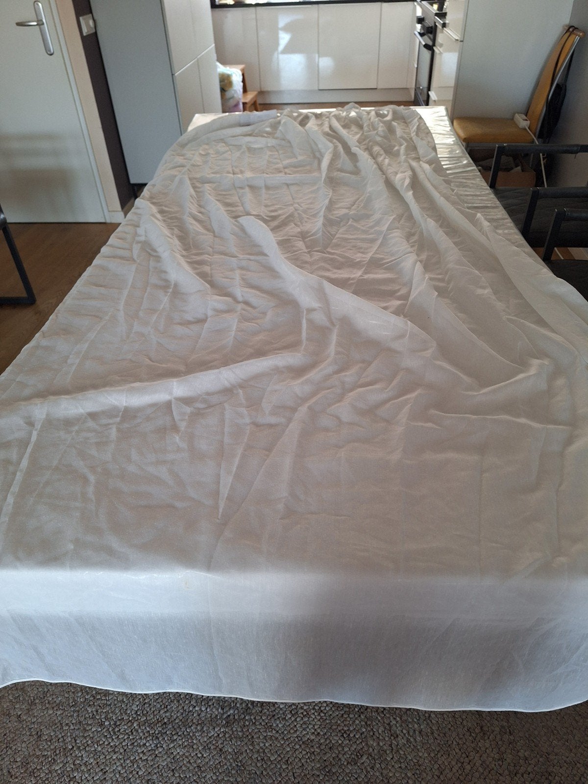 Vitrage, Ophalen of Verzenden, Stof, 220 cm, Overige maten