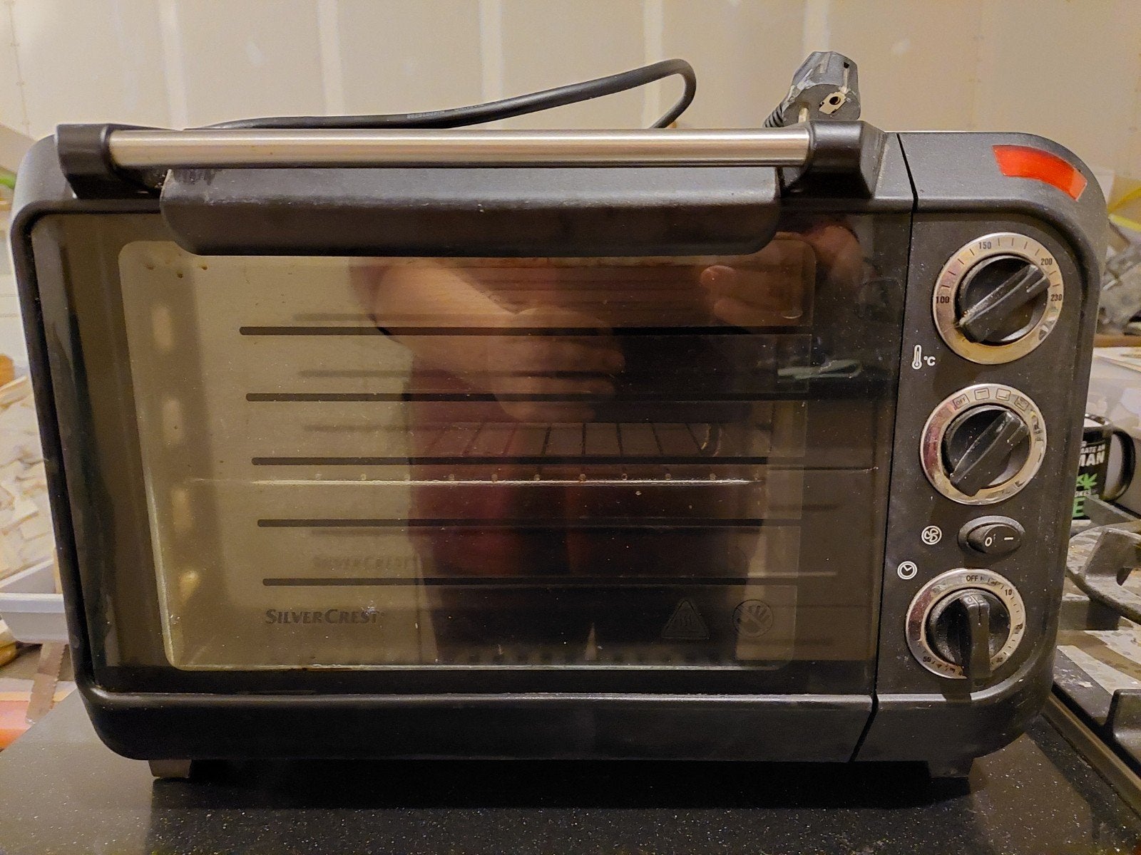 SilverCrest Mini-oven SGB 1380 B2 - Compact en Krachtig, Ophalen, Minder dan 45 cm, Gebruikt, Minder dan 45 cm