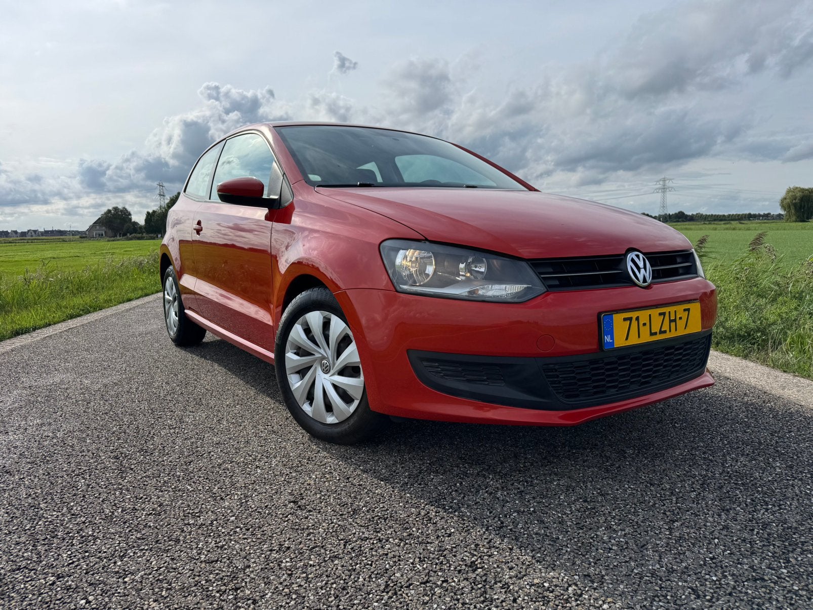 Volkswagen Polo 1.2 TSI 77KW 2010, Stof, 40 €/maand, Zwart, 1200 kg