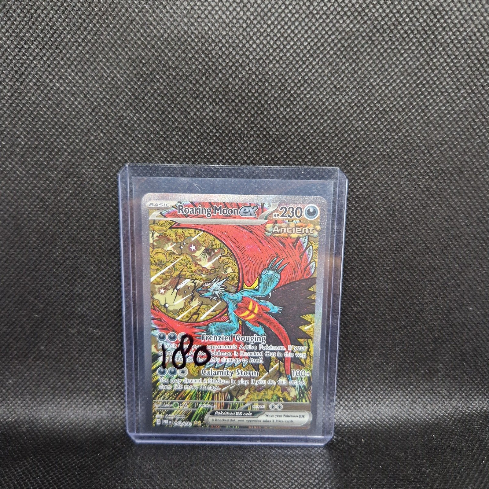 Roaring Moon EX Prismatic Evolutions NM, Ophalen of Verzenden, Zo goed als nieuw