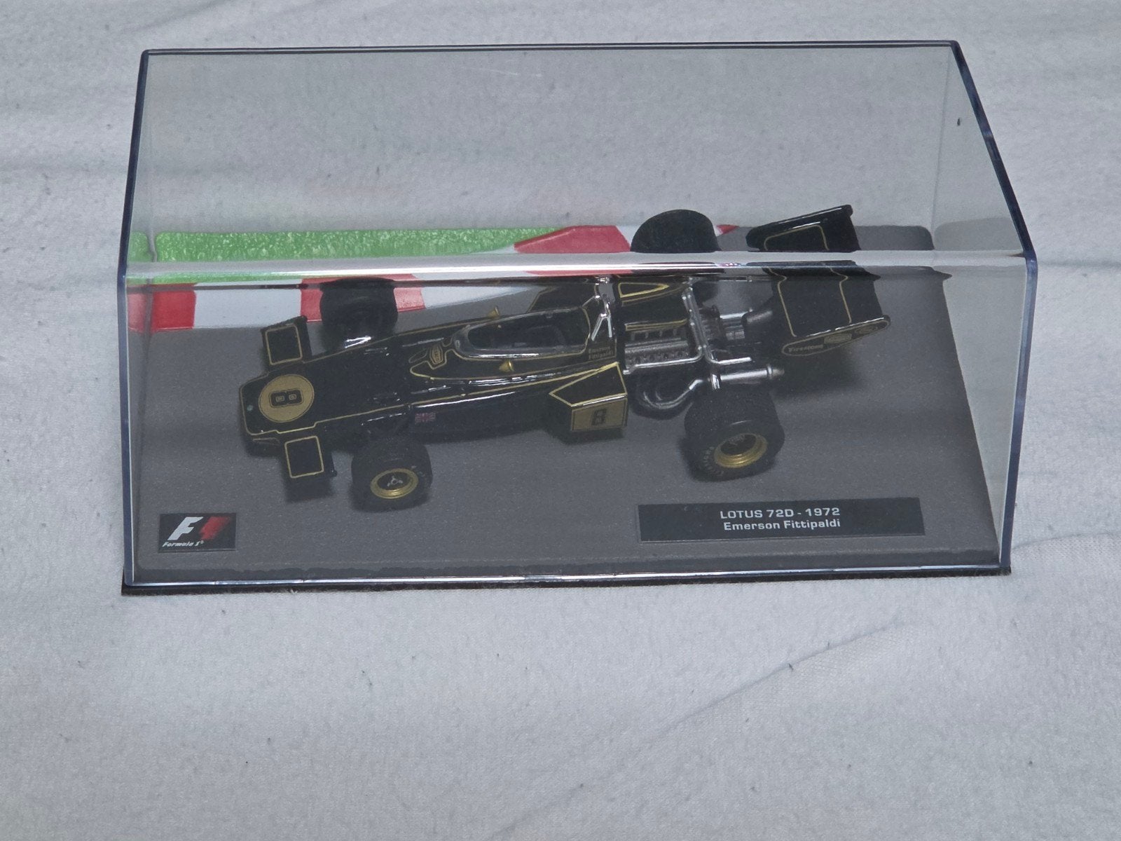 Lotus 72D - 1972 Emerson Fittipaldi Formule 1 model, Ophalen of Verzenden, Zo goed als nieuw, Overige typen