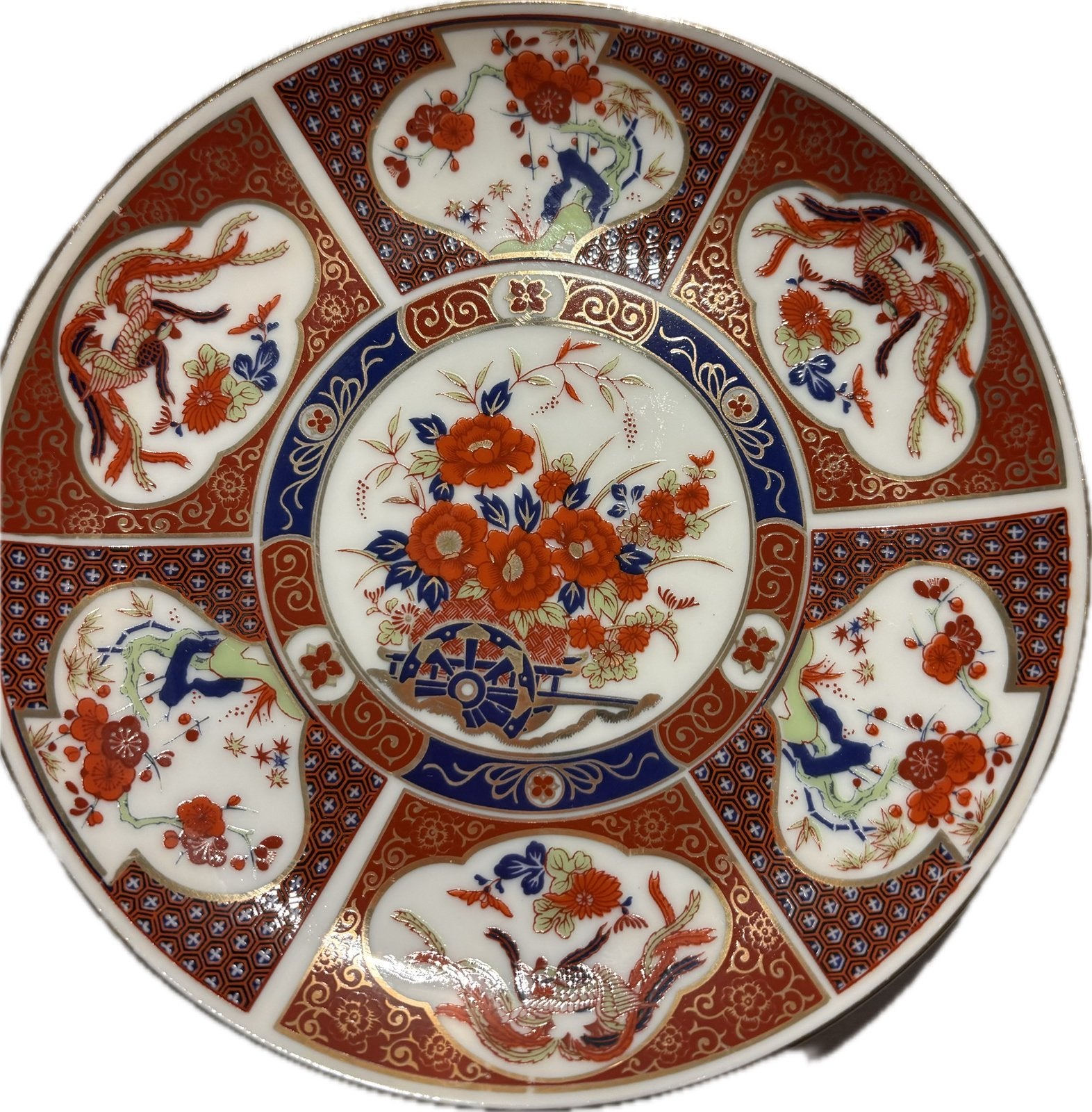 Japans Imari-porseleinen bord ø 16 cm  wall plaque, Antiek en Kunst, Ophalen of Verzenden
