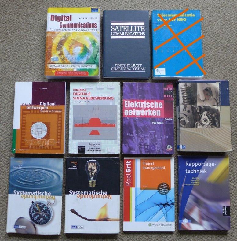 HBO Elektrotechniek studieboeken -- 13 stuks, Boeken, Ophalen of Verzenden, Beta, Gelezen, HBO