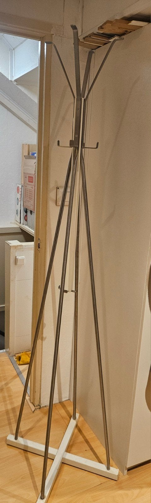 IKEA staande kapstok, metaal en hout, Ophalen, Gebruikt, Staande kapstok, 150 tot 200 cm