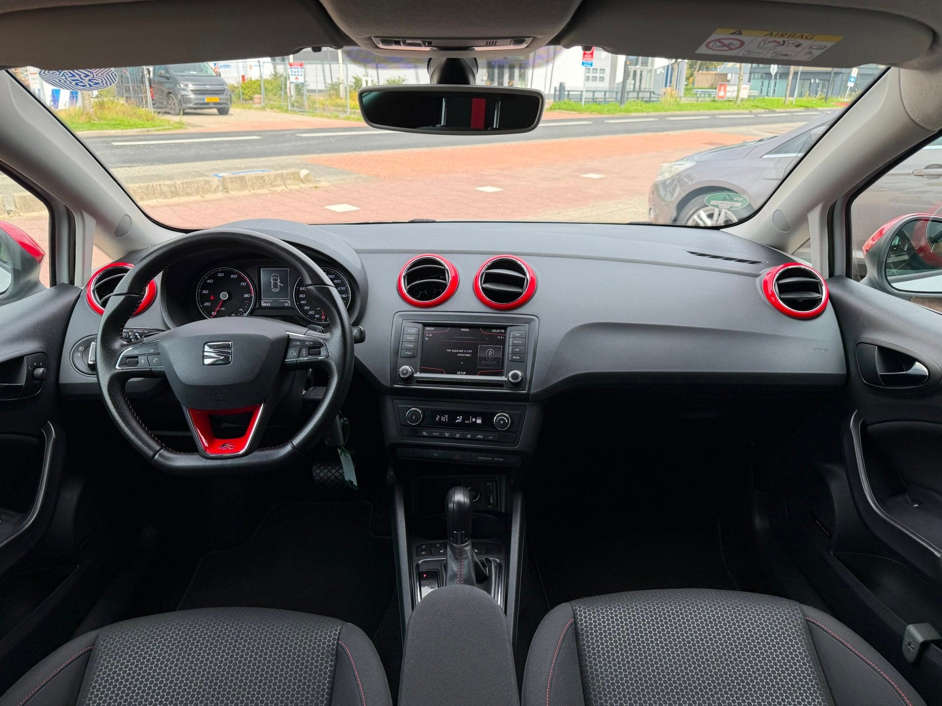 Seat Ibiza 1.0 EcoTSI FR Connect AUTOMAAT|Cruise|NAVI|Carpla, Stof, Euro 6, Automatische klimaatregeling, Origineel Nederlands