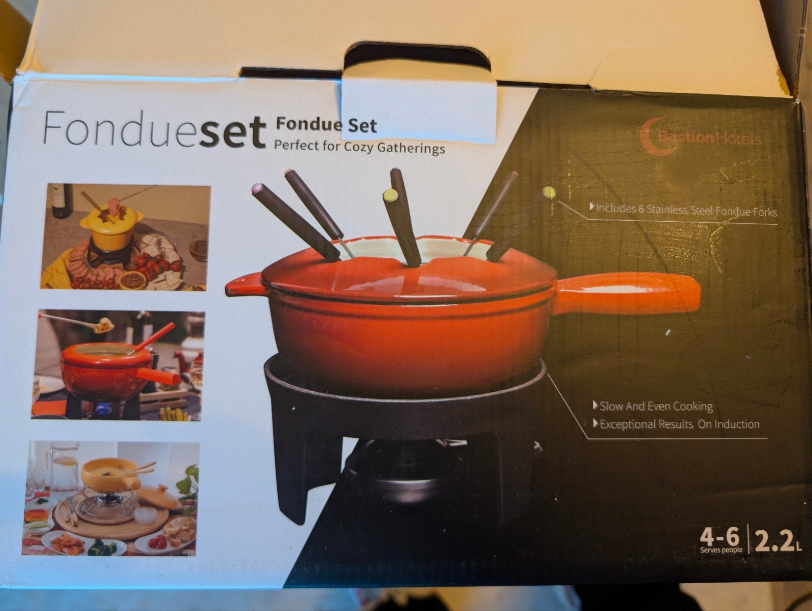Nieuwe Fondueset - Perfect voor gezellige avon, Witgoed en Apparatuur, Fonduesets, Ophalen of Verzenden, Nieuw, Inductie, Fondueset