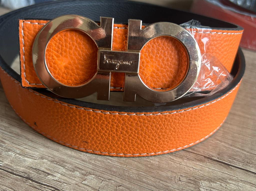 Ferragamo riem oranje, Kleding | Dames, Riemen en Ceinturen, Ophalen of Verzenden, Nieuw, Overige kleuren, 100 cm of meer