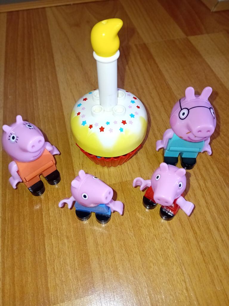 Duplo set; gezin peppa pig, Ophalen, Zo goed als nieuw, Overige typen, Duplo