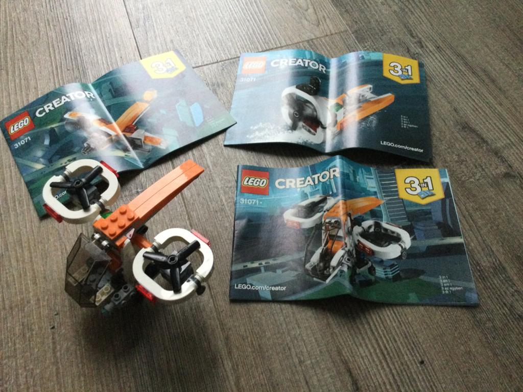 Lego creator 3 in 1 set 31071, Gebruikt, Lego, Compleet, Ophalen of Verzenden