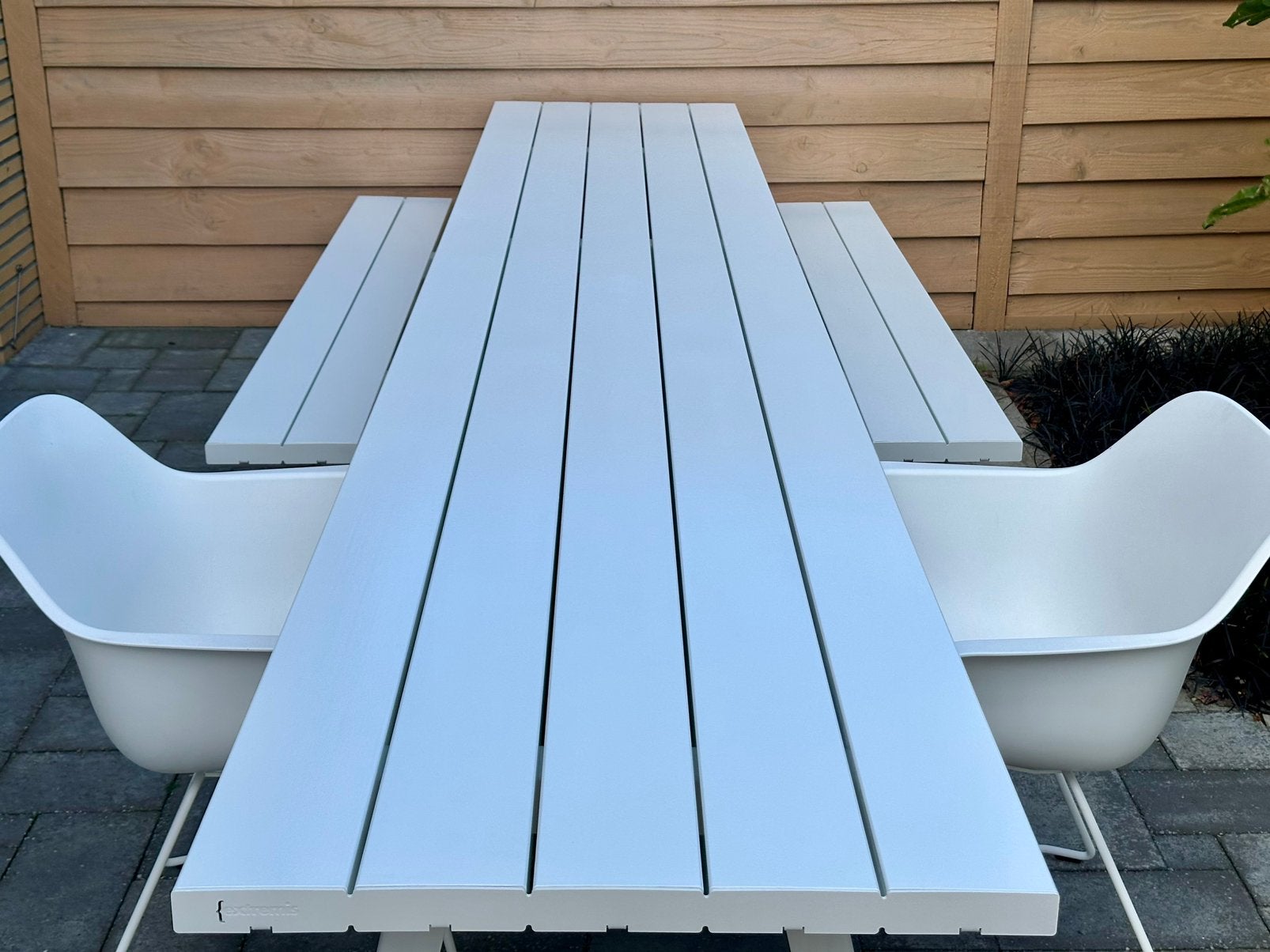 Extremis Outdoor Marina collectie Combo in Off-White 415 cm, Ophalen, Zo goed als nieuw, Rechthoekig, Overige materialen