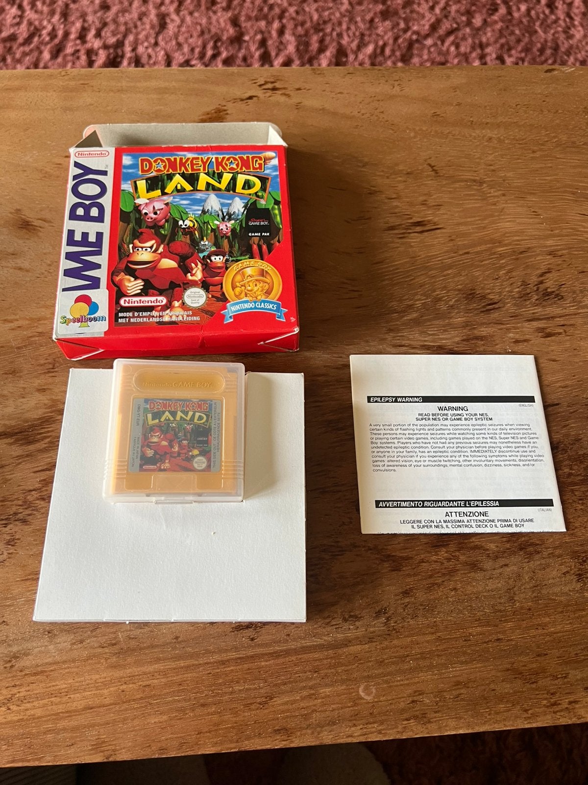 Donkey Kong Land Gameboy incl doos, Spelcomputers en Games, Games | Nintendo Game Boy, Avontuur en Actie, 1 speler, Ophalen of Verzenden
