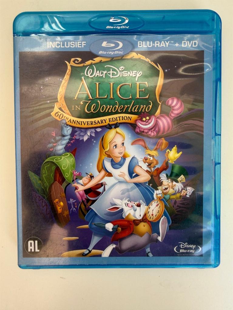 Alice in Wonderland (1951) BLURAY | Actie 5=4, Cd's en Dvd's, Blu-ray, Zo goed als nieuw, Actie, Ophalen of Verzenden
