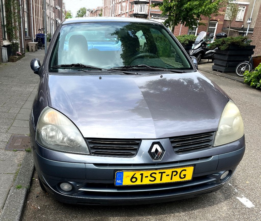 Renault Clio 1.2 16V Community E4 2006 Blauw, Voorwielaandrijving, 74 pk, 31 €/maand, Blauw