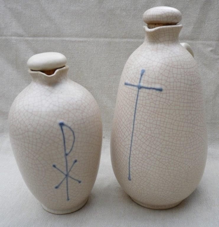 2 oude kerk kruiken, Antiek en Kunst, Ophalen of Verzenden