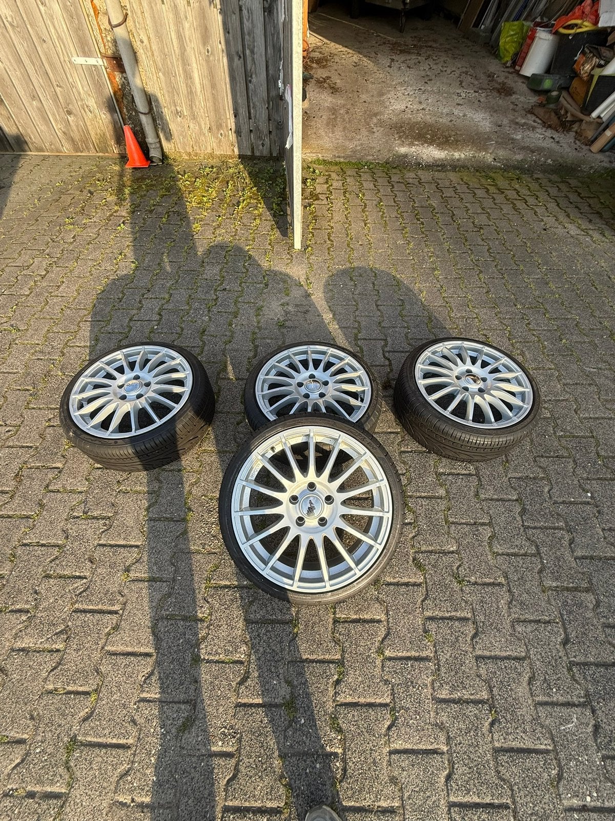 Nette velgen 15-inch 5x112 sportvelgen, Auto diversen, Wieldoppen, Ophalen, Gebruikt