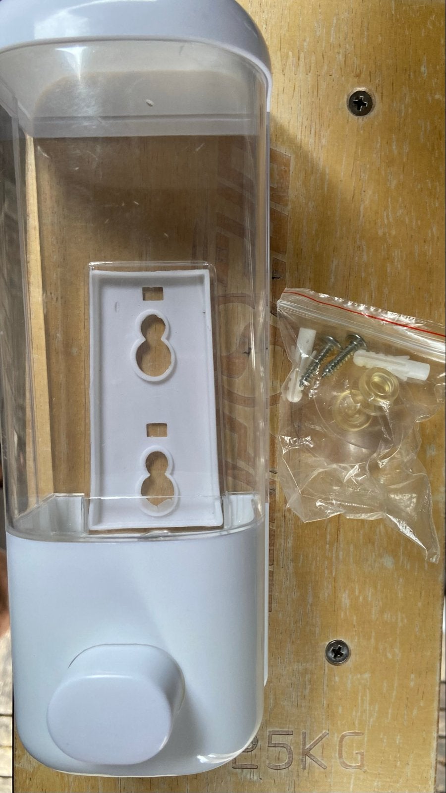 Wandgemonteerde Zeepdispenser voor Badkamer/Hotel, Huis en Inrichting, Ophalen of Verzenden, Nieuw, Wit, Zeepdispenser/zeepbakje