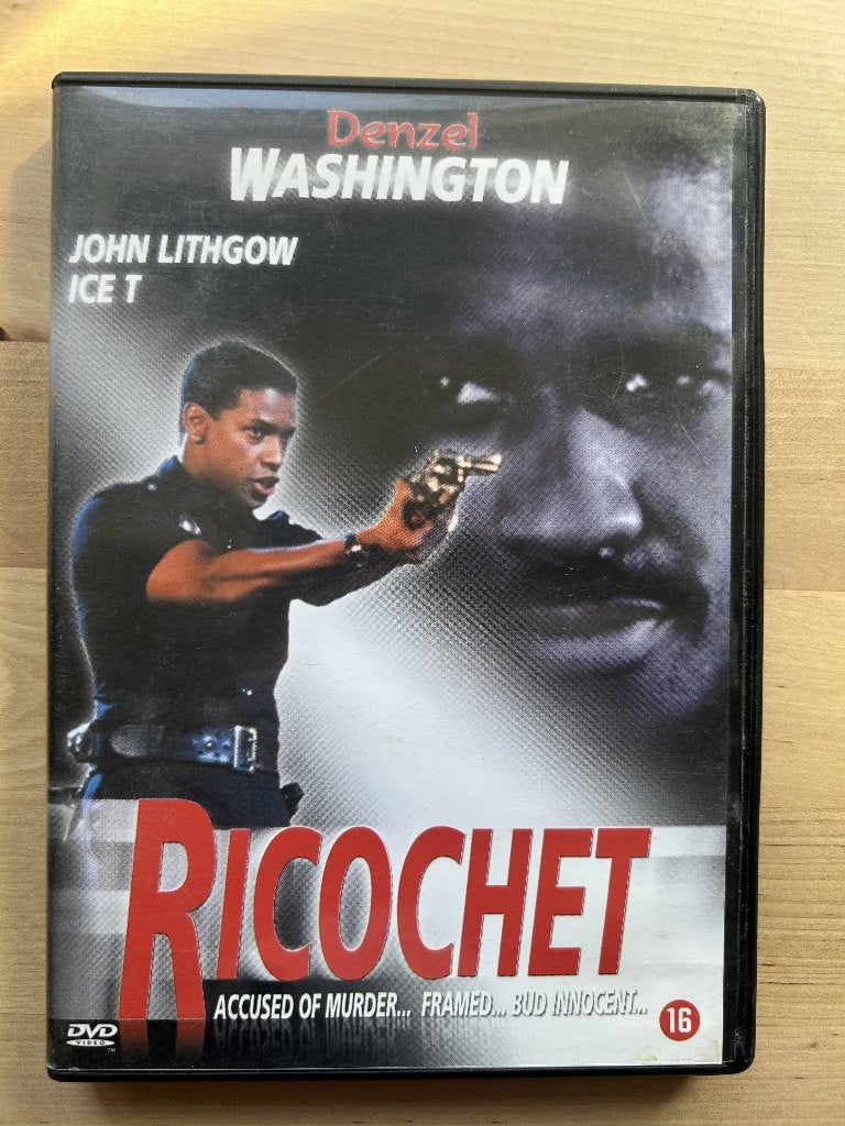 Ricochet – Denzel Washington – DVD, Vanaf 16 jaar, Verzenden, Gebruikt, Actiethriller