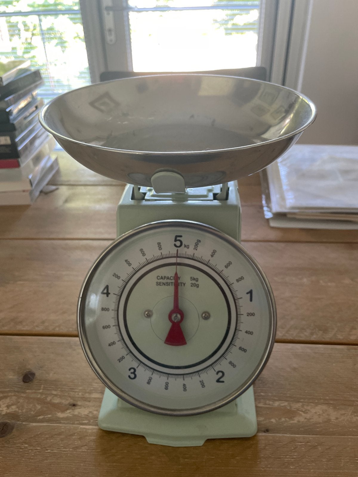 Retro keukenweegschaal - 5kg capaciteit, Ophalen of Verzenden, Gebruikt
