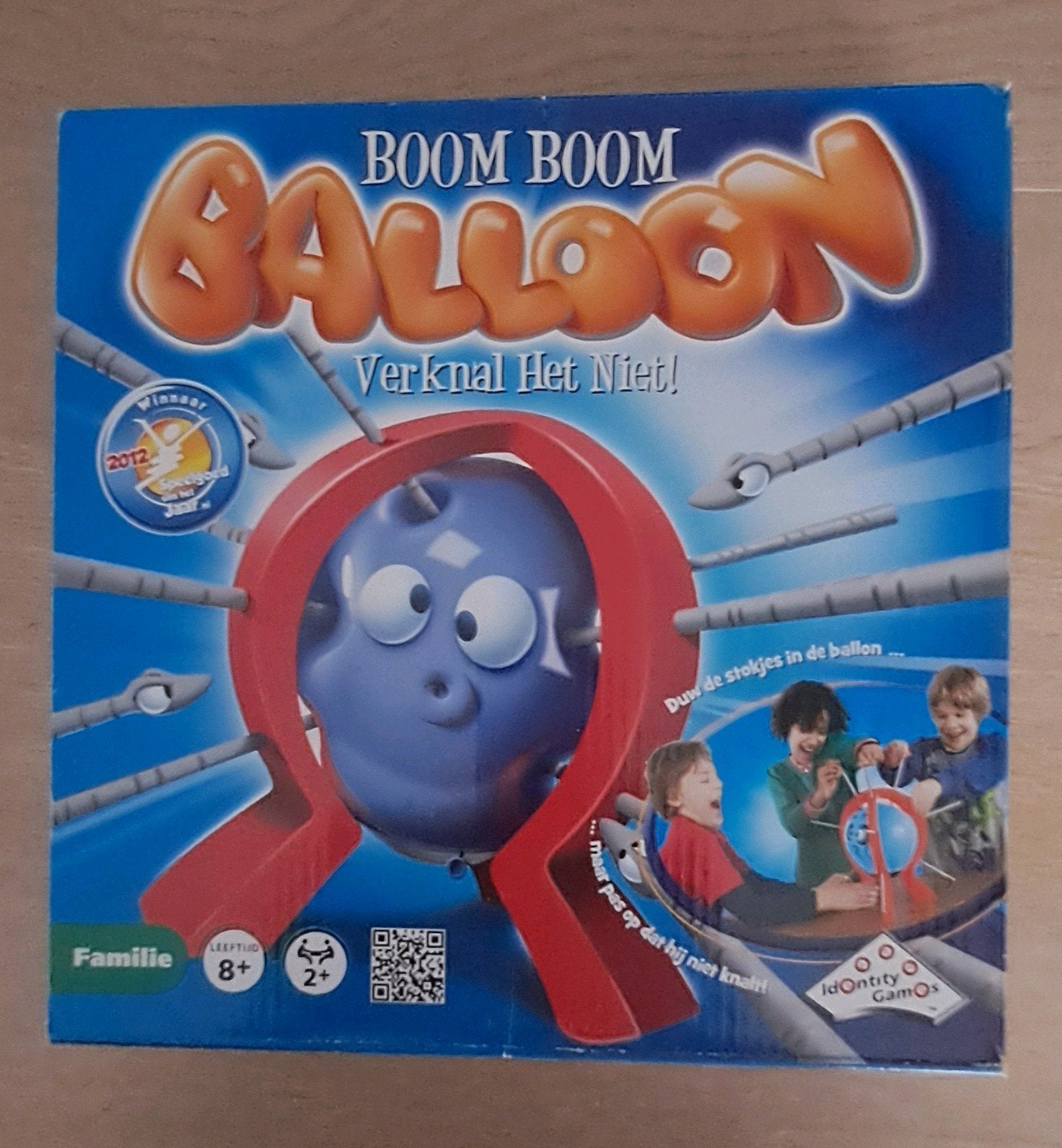 Boom Boom Balloon - Verknal Het Niet! Gezelschapsspel, Vijf spelers of meer, Ophalen of Verzenden, Gebruikt