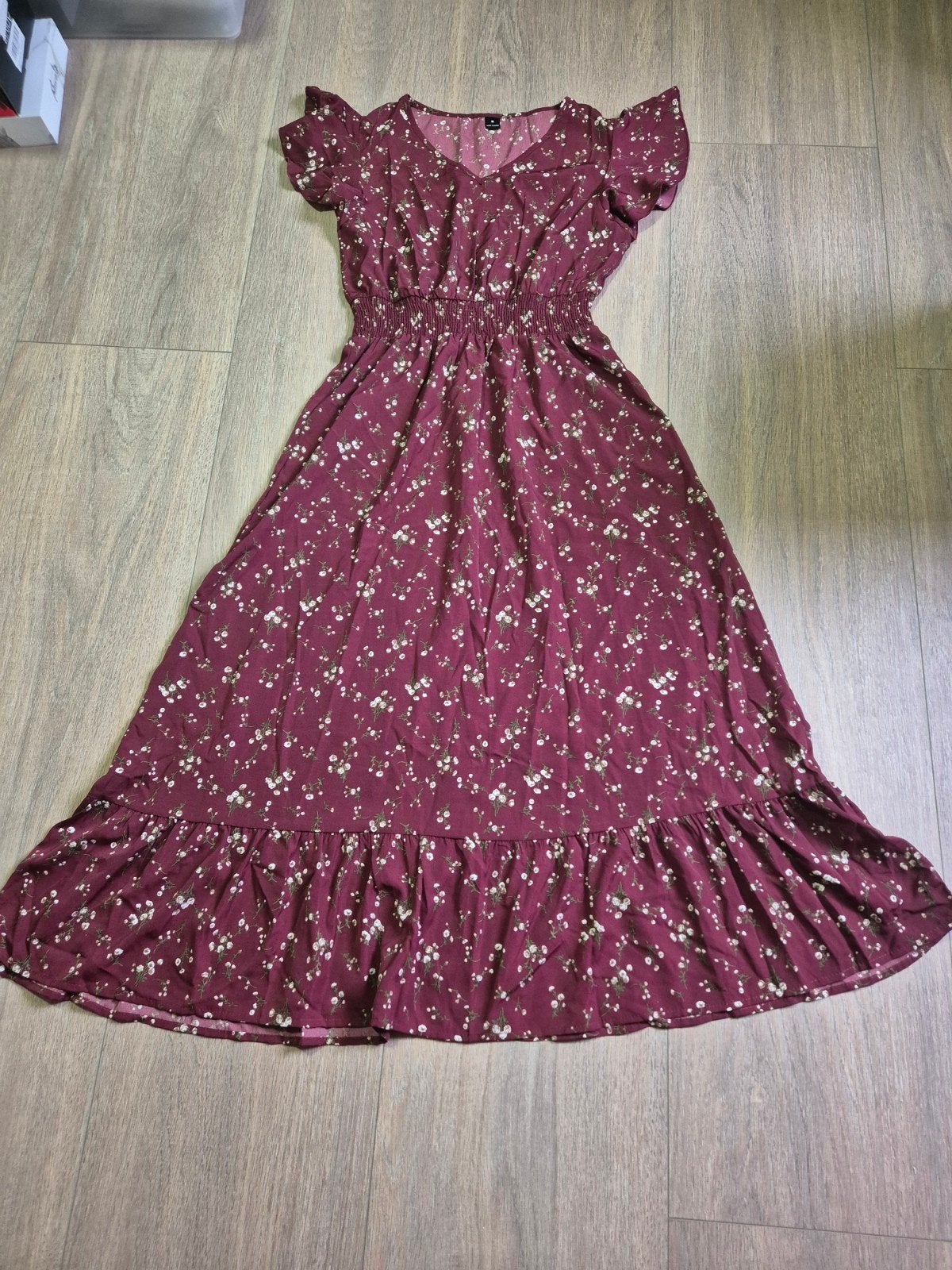 GlowEve dames maxi zomer jurk, Maat 38/40 (M), Nieuw, Ophalen of Verzenden, Rood