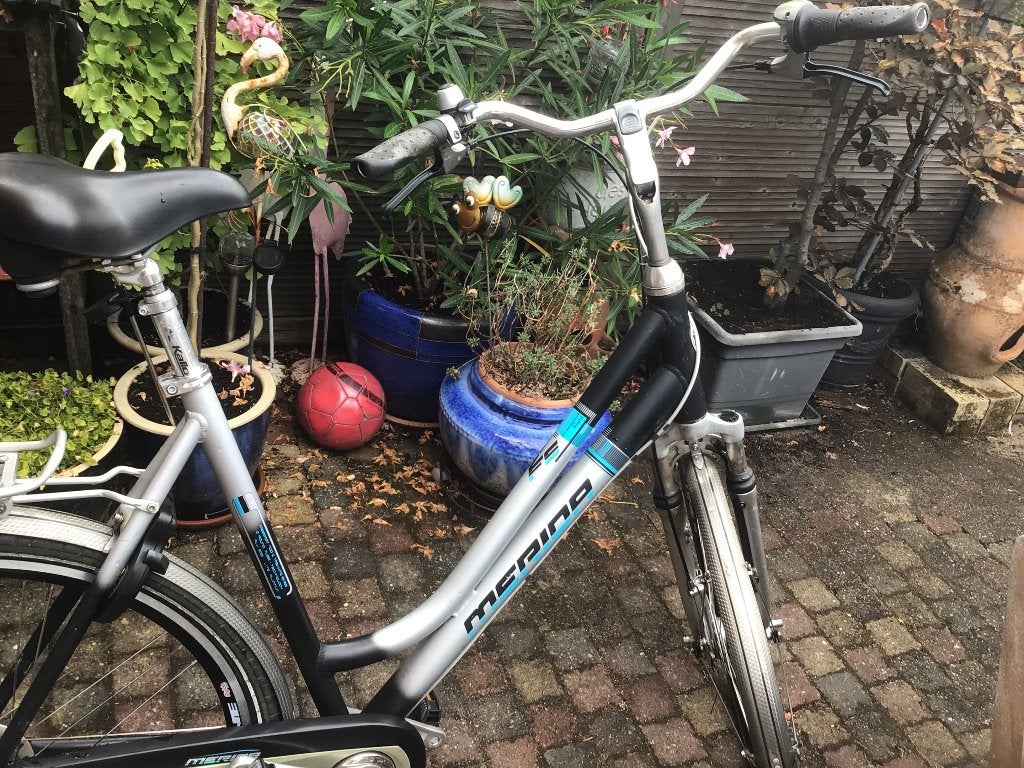 Aluminium damesfiets met Shimano 8 versnellingen, Gebruikt, Versnellingen, 56 cm of meer, Trommelrem