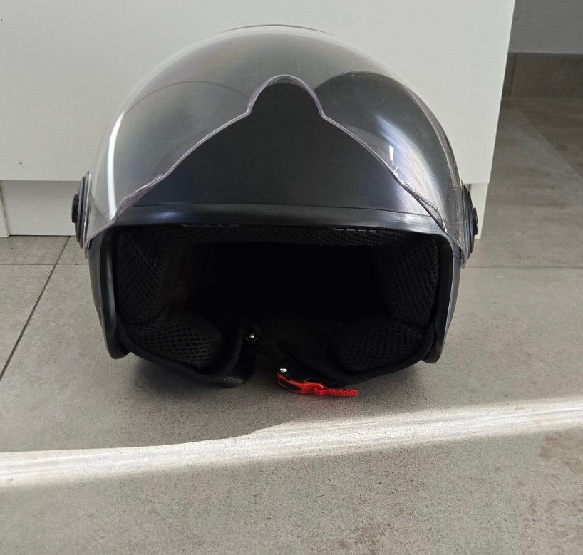 Zwarte Vito scooterhelm, maat S, Ophalen, Zo goed als nieuw, Small, VITO Helmets