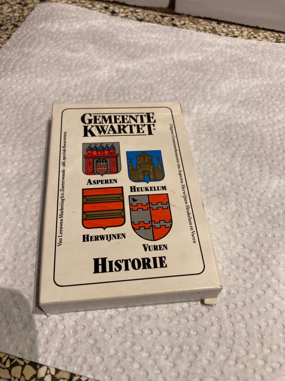Gemeente kwaret, Verzamelen, Ophalen of Verzenden, Zo goed als nieuw, Speelkaart(en)