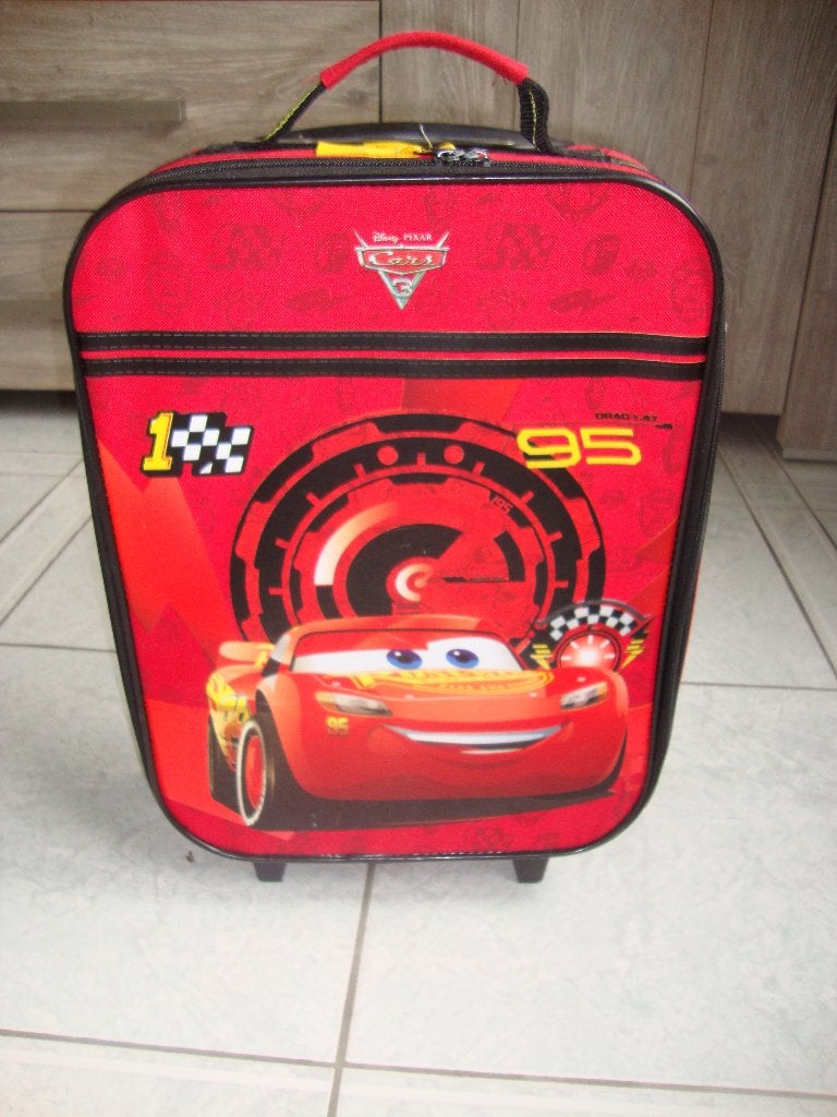 Cars koffertje/trolley, Overige materialen, Gebruikt, Minder dan 50 cm, Ophalen of Verzenden