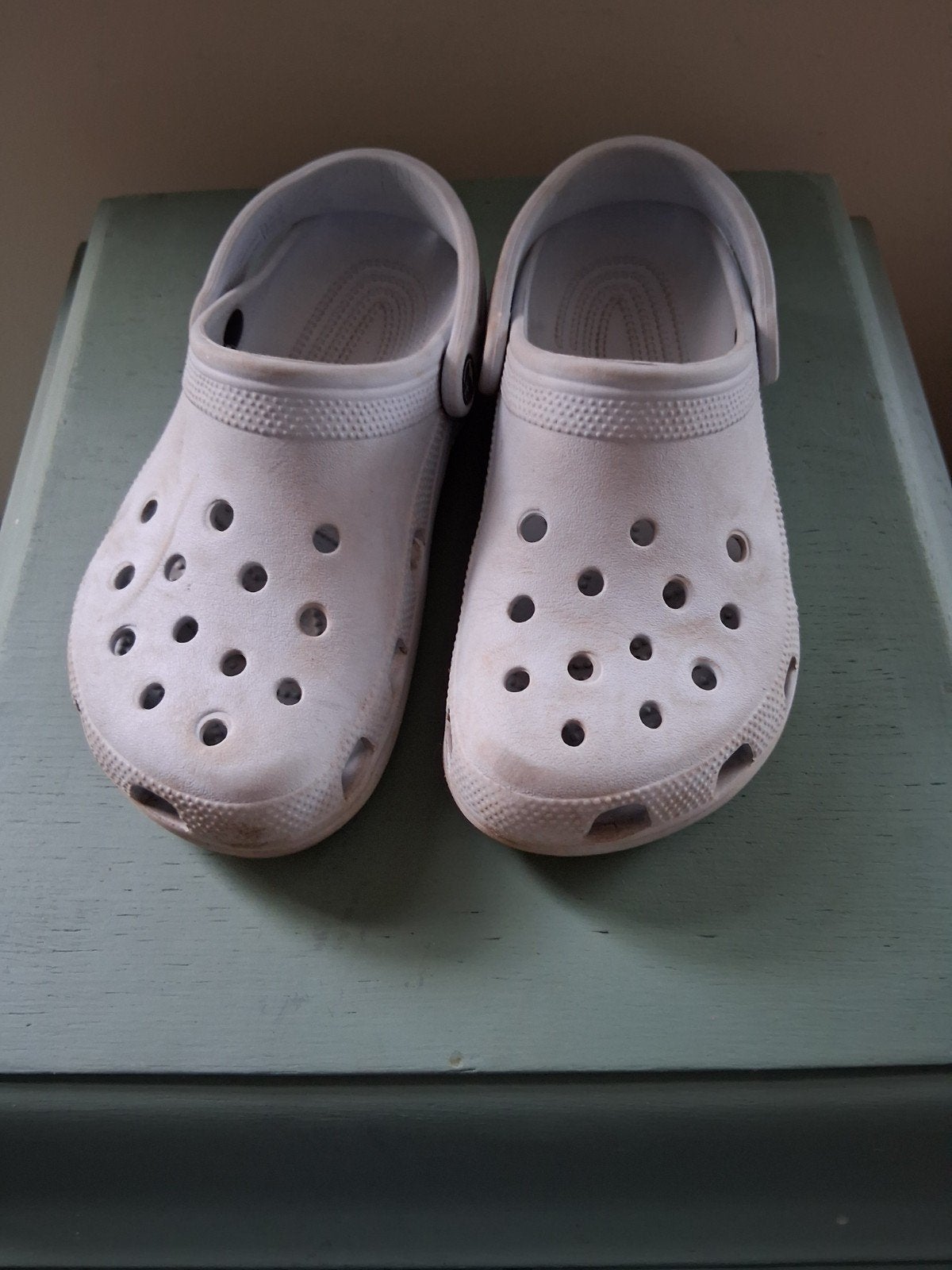 Lichtblauwe Crocs, maat 37.5 (W5/7), Slippers, Blauw, Ophalen of Verzenden, Crocs