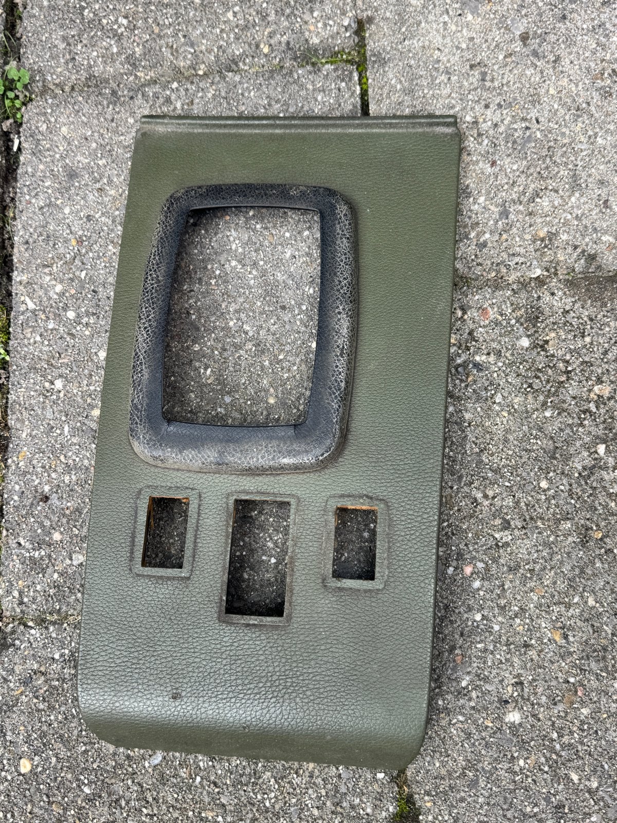 Mercedes-Benz W107/r107Middenconsole Paneel Groen, Ophalen of Verzenden, Gebruikt, Mercedes-Benz