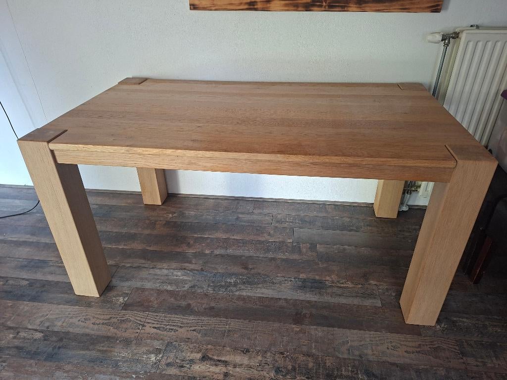 Eettafel, Huis en Inrichting, Tafels | Eettafels, Zo goed als nieuw, 50 tot 100 cm, 150 tot 200 cm, Rechthoekig, Ophalen