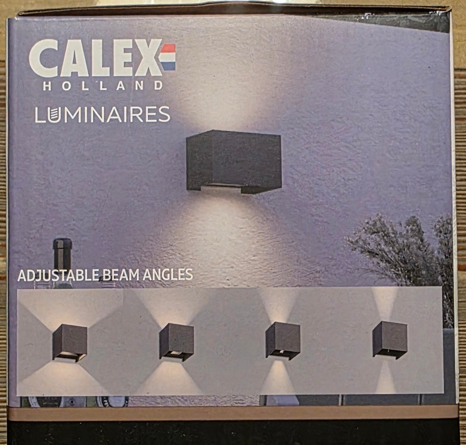 4 stuks Tuin sfeerlicht Calex Holland Outdoor Up and Down, Tuin en Terras, Minder dan 50 watt, Wandlamp, Ophalen of Verzenden