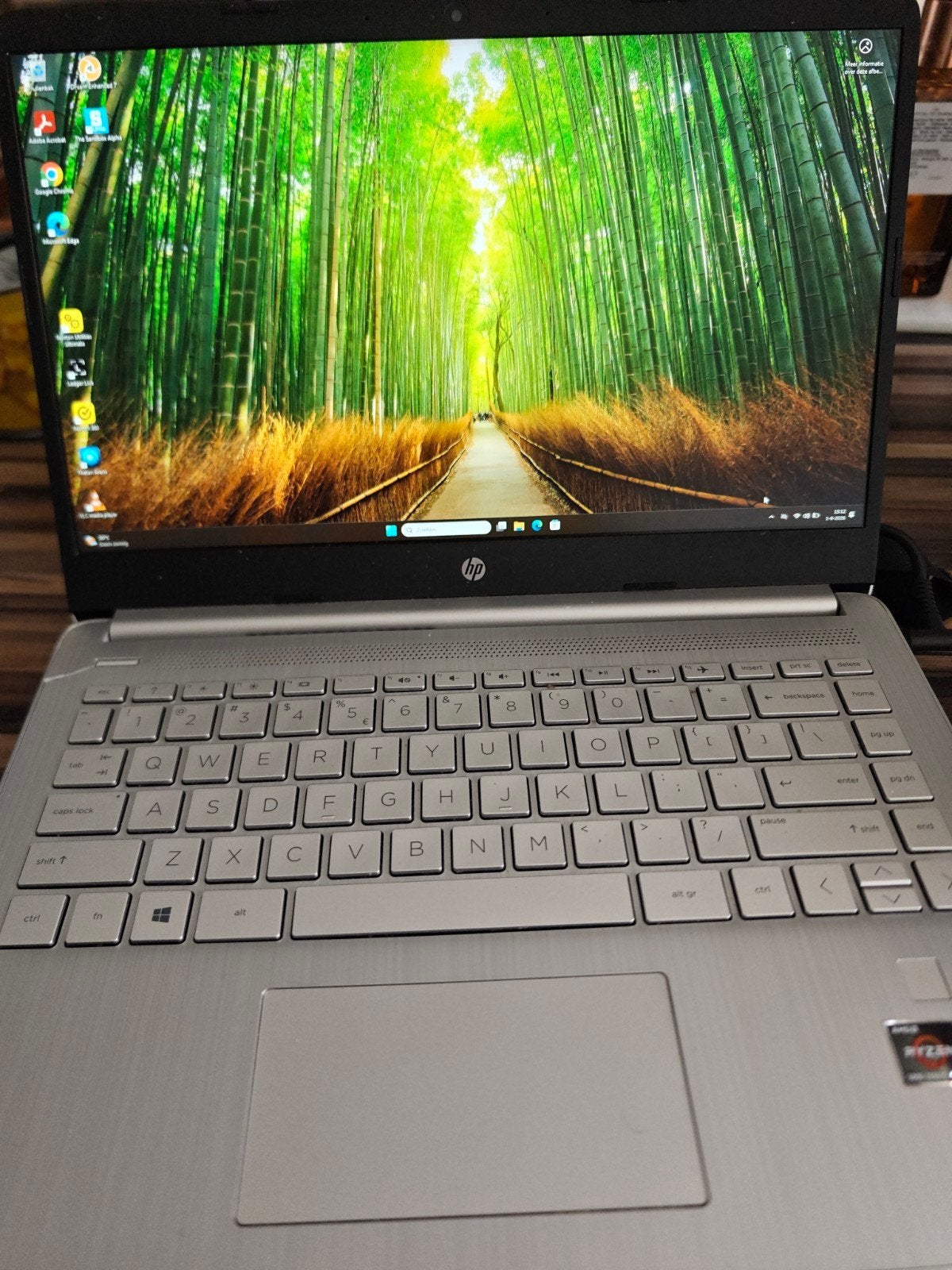 HP Laptop 14s fq met AMD Ryzen 5 5500U en Radeon Graphics, Ophalen, Gebruikt, Met videokaart, Qwerty