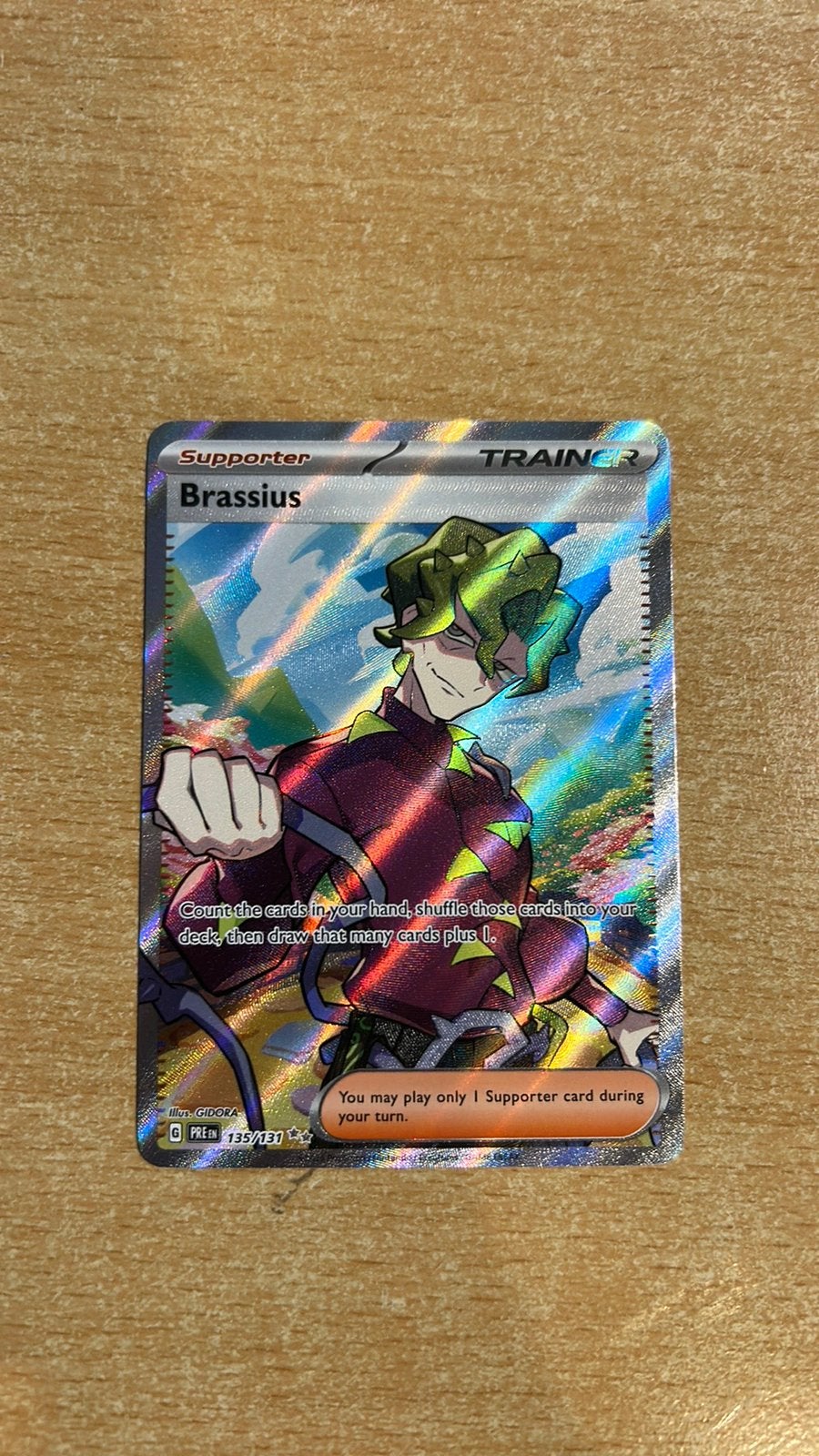 Brassius 135/131 Prismatic Evolutions, Ophalen of Verzenden, Zo goed als nieuw