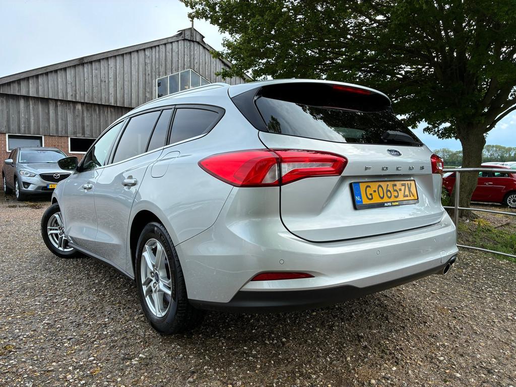 Ford Focus Wagon 1.0 EcoBoost | LED + Carplay + DAB + Cruise, Gebruikt, 1283 kg, Origineel Nederlands, Zilver of Grijs