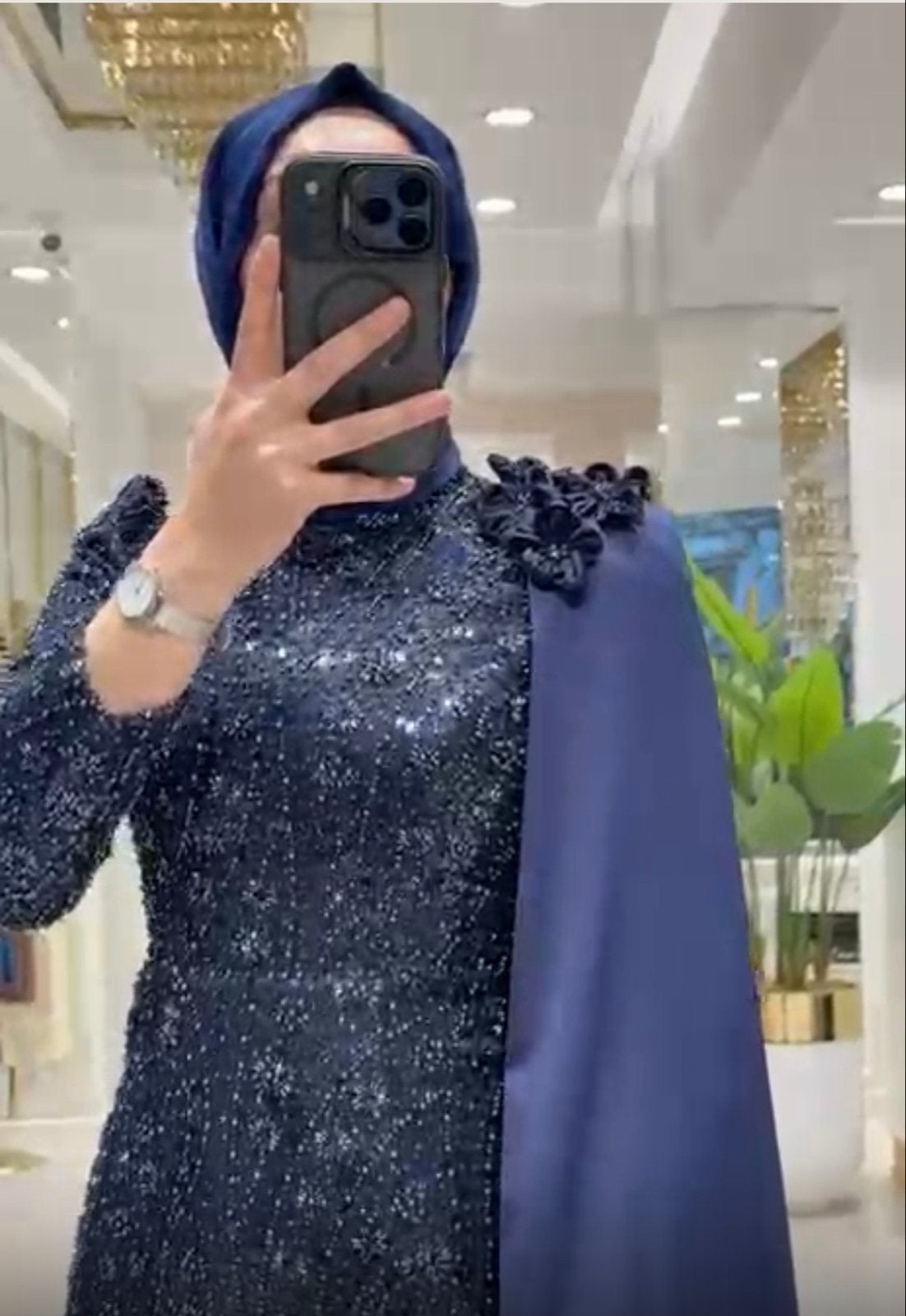 Avondjurk met pınar sems, Kleding | Dames, Maat 38/40 (M), Galajurk, Blauw, Nieuw