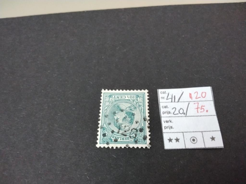 Betere Puntstempels KW III én Wilhelmina Hangend Haar, Verzenden