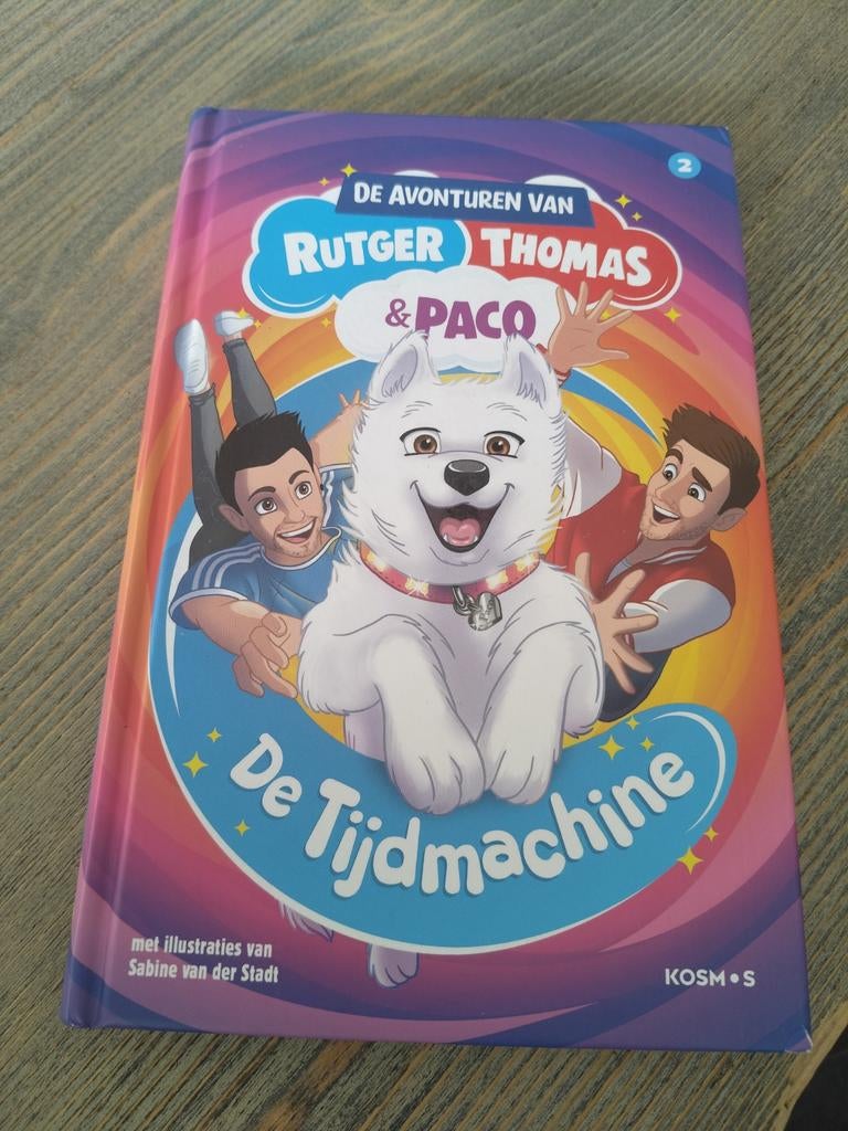 Rutger Thomas en paco - De Tijdmachine, Fictie algemeen, Thomas van Grinsven; Rutger Vink, Ophalen of Verzenden, Zo goed als nieuw