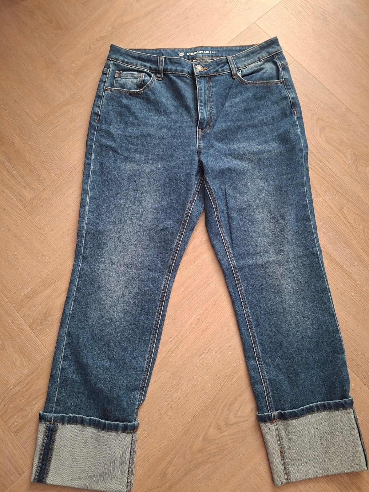 Nieuwe spijkerbroek MS mode maat 46, Kleding | Dames, Spijkerbroeken en Jeans, Ophalen of Verzenden, Nieuw, Blauw, Overige jeansmaten