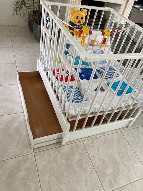 box, Kinderen en Baby's, Boxen, Ophalen, Gebruikt, Rechthoekig, In hoogte verstelbaar