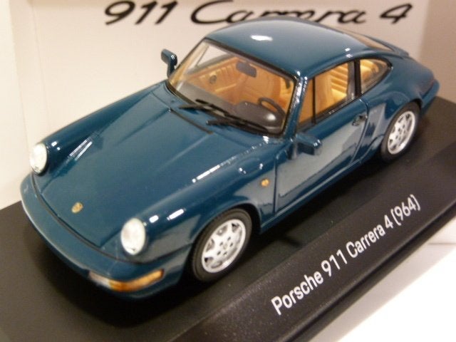 Spark Porsche 911 964 Carrera 1988 Groen 1:43 MAP02003517, Ophalen of Verzenden, Nieuw, Auto, Overige merken