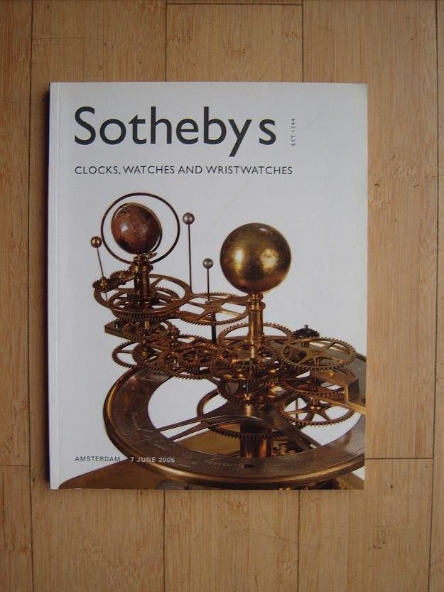 Sotheby's Klokken, horloges en polshorloges A'dam 7-06-2005, Boeken, Ophalen of Verzenden, Zo goed als nieuw
