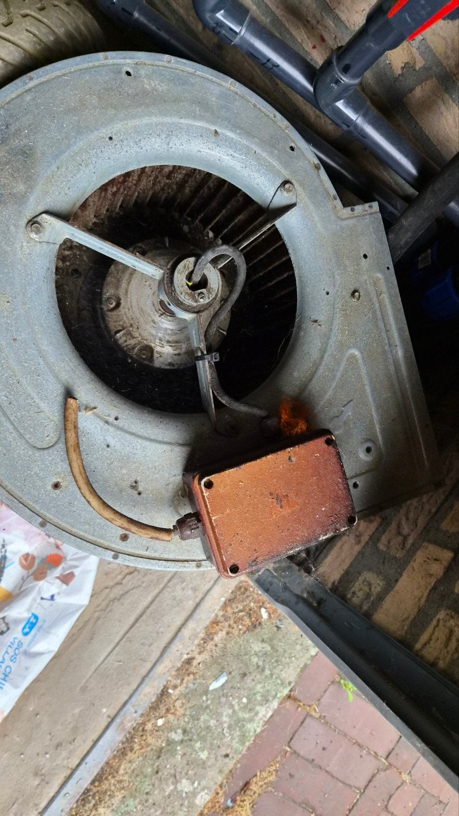 Oude ventilator met transformator en schakelaar, Doe-het-zelf en Verbouw, Ophalen of Verzenden