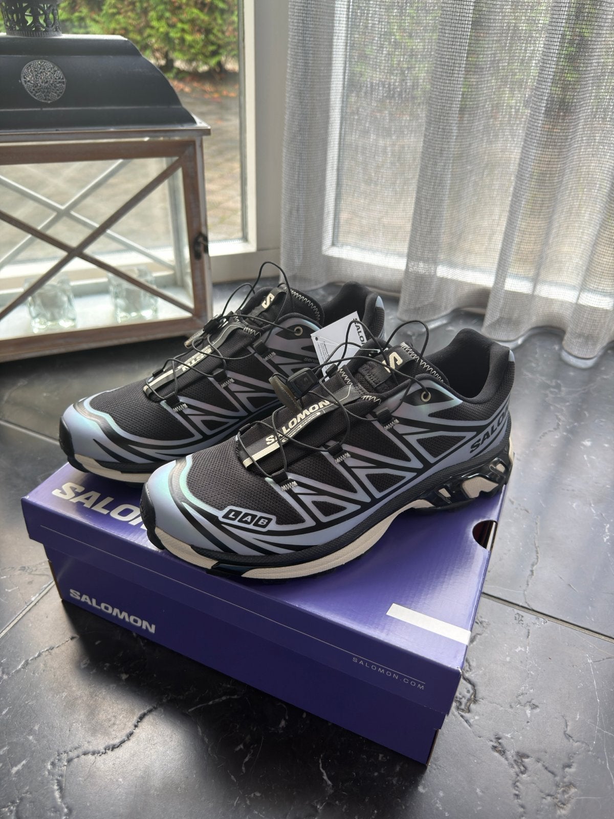 Salomon XT-6 BSTN Common Ground sneakers - Maat 42 2/3, Ophalen of Verzenden, Nieuw, Zwart, Sneakers of Gympen