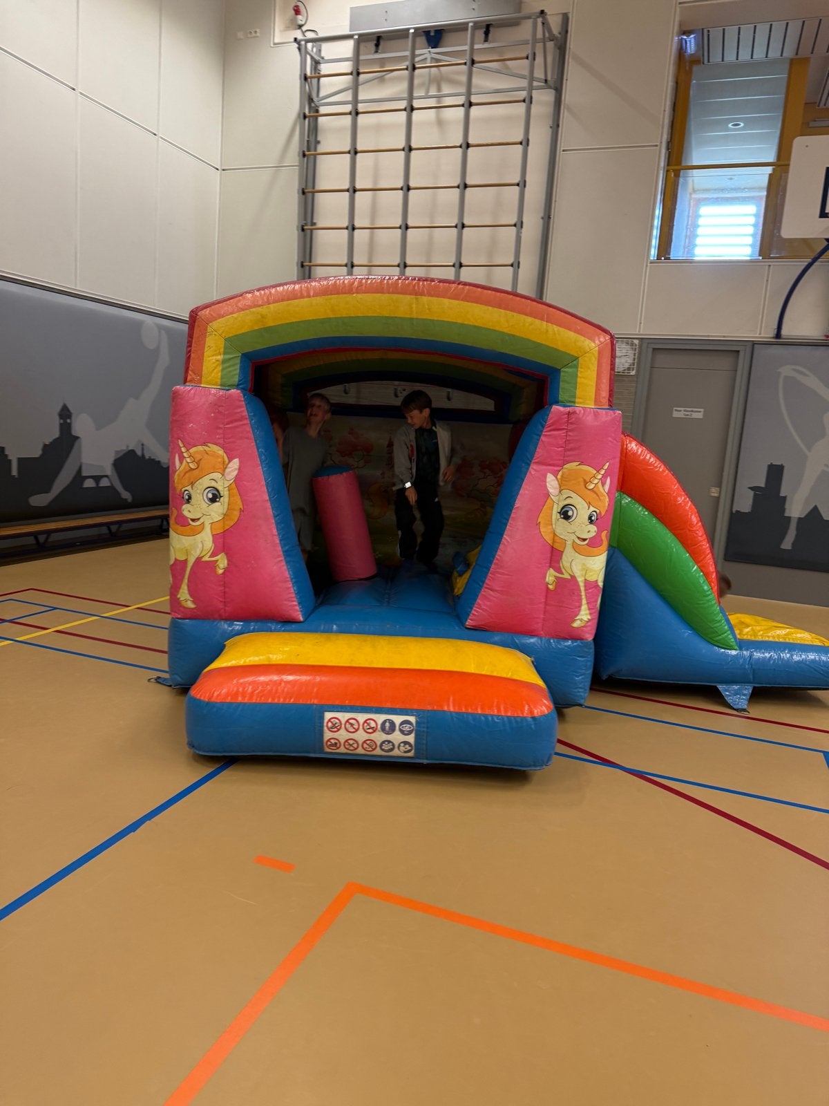 Unicorn Springkussen met Certificaat 3x3, Ophalen of Verzenden, Zo goed als nieuw