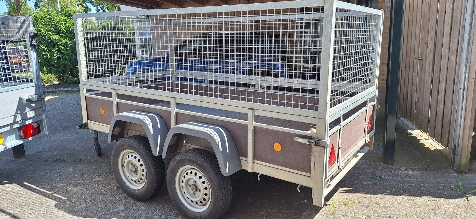 tandemasser ongeremd, Auto diversen, Aanhangers en Bagagewagens, Ophalen, Gebruikt